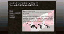Desktop Screenshot of andersonarms.ca